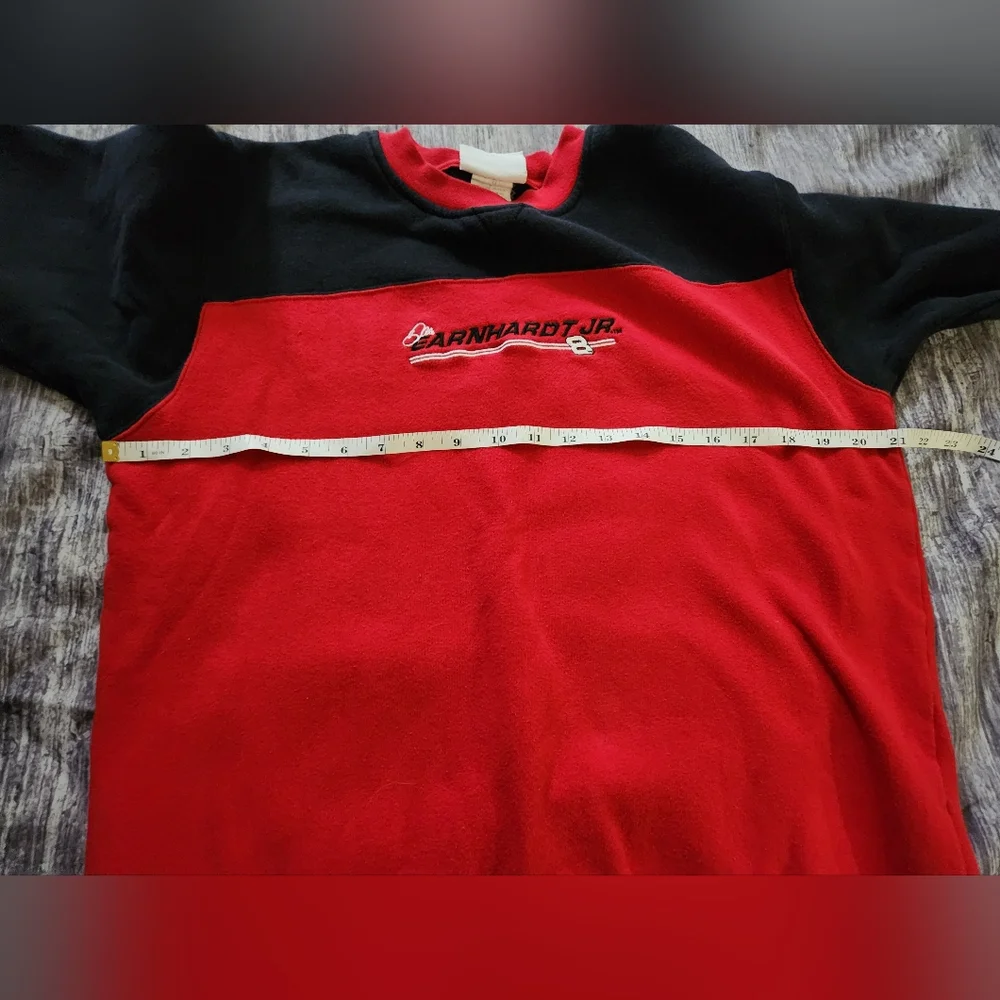 Chase Authentics‎ Earnhardt Jr Racing Sweatshirt Black Red XL 18/20 Y2K